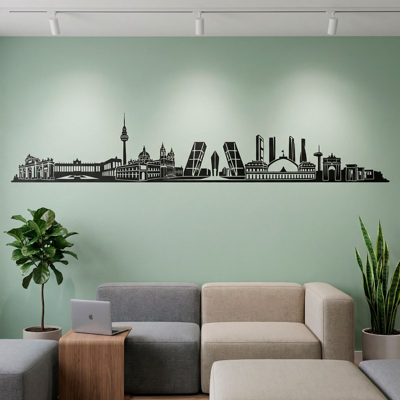 Silhouette de Madrid 11