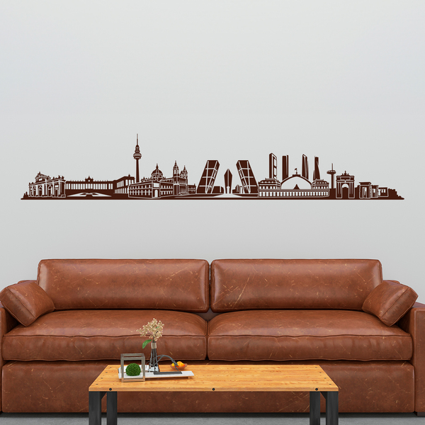 Stickers muraux: Madrid Skyline 