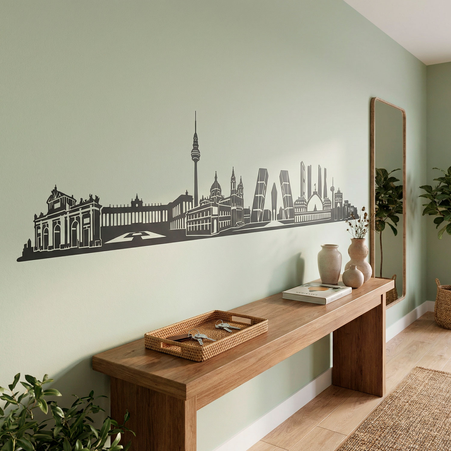 Stickers muraux: Madrid Skyline 