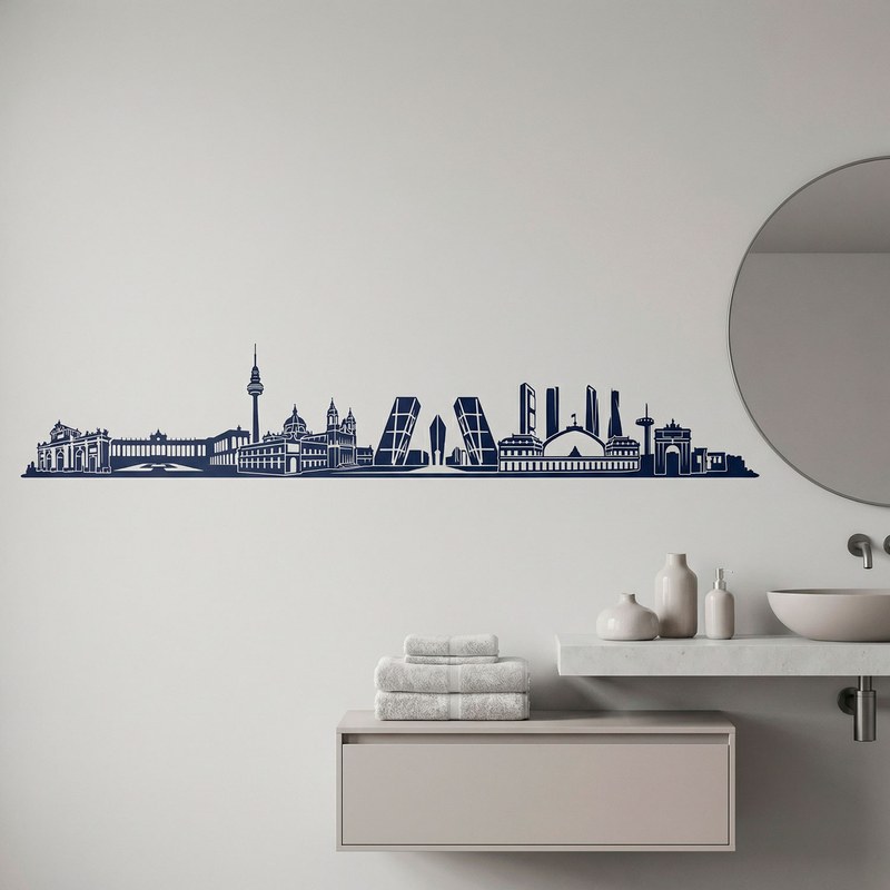 Silhouette de Madrid 6