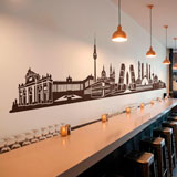 Stickers muraux: Madrid Skyline  7