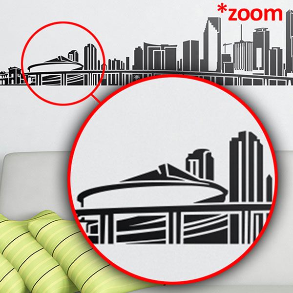 Stickers muraux: Miami Skyline