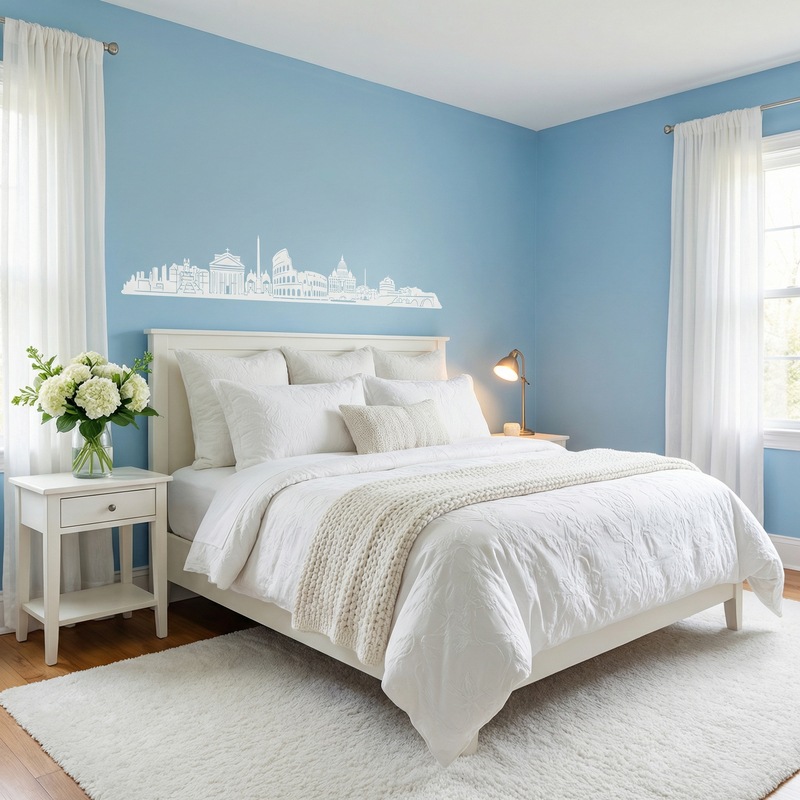 Stickers muraux: Rome Skyline 2018