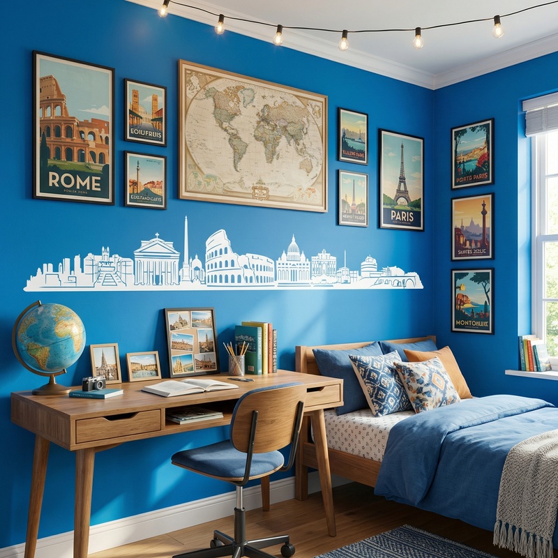 Stickers muraux: Rome Skyline 2018