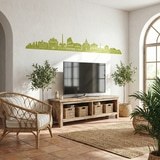 Stickers muraux: Rome Skyline 2018 8