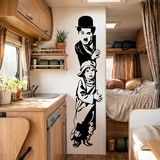 Stickers muraux: Chaplin The Kid 16
