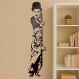 Stickers muraux: Chaplin The Kid 4