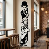 Stickers muraux: Chaplin The Kid 6