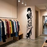 Stickers muraux: Chaplin The Kid 10