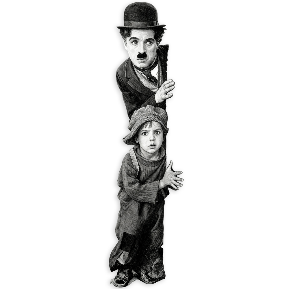 Stickers muraux: Charlot, Le Kid
