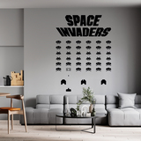 Stickers muraux: Space Invaders Game 3