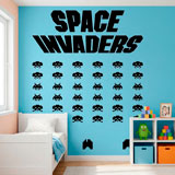 Stickers muraux: Space Invaders Game 7