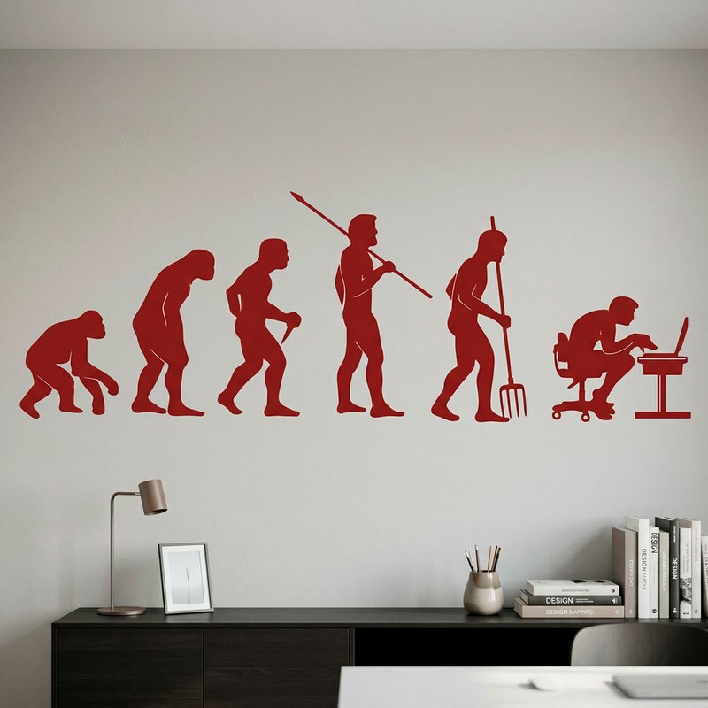&Eacute;volution de l'homme vers l'ordinateur 4