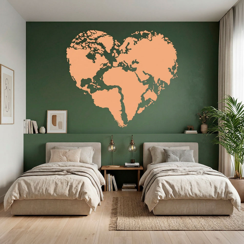 Coeur Carte Mundi 12