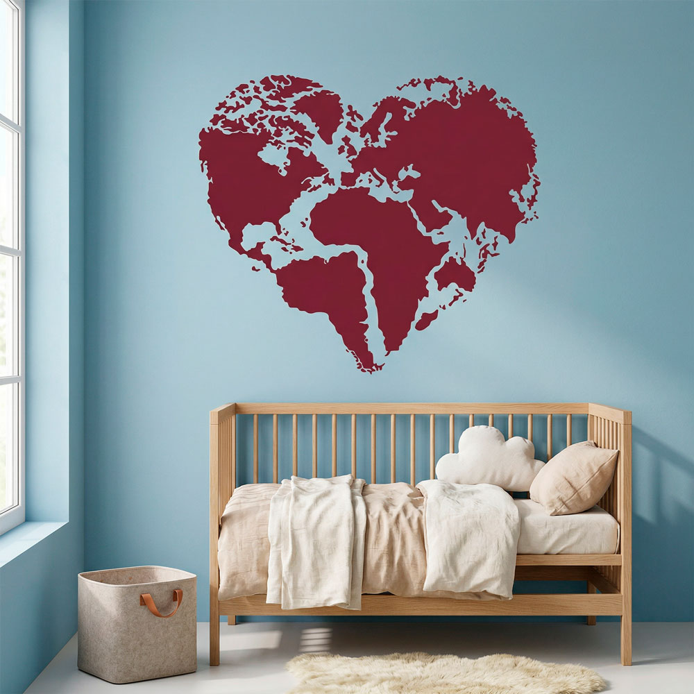 Coeur Carte Mundi 13