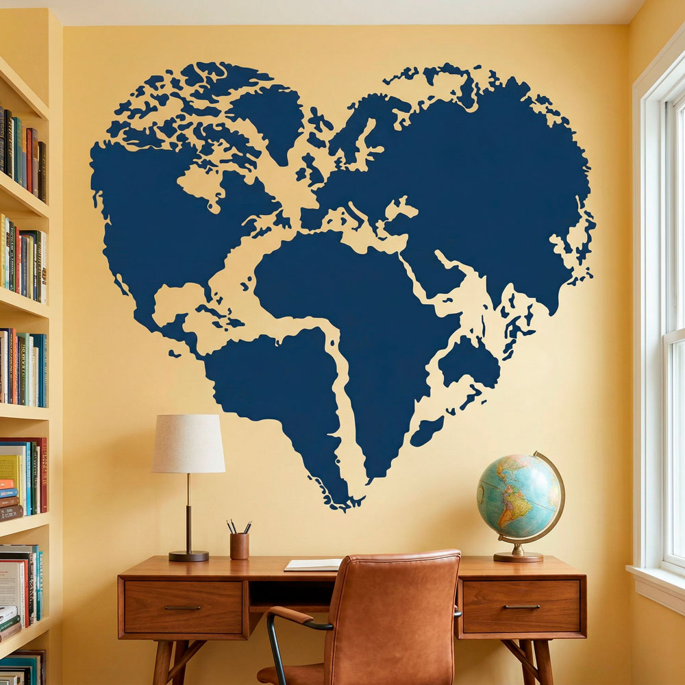 Coeur Carte Mundi 5