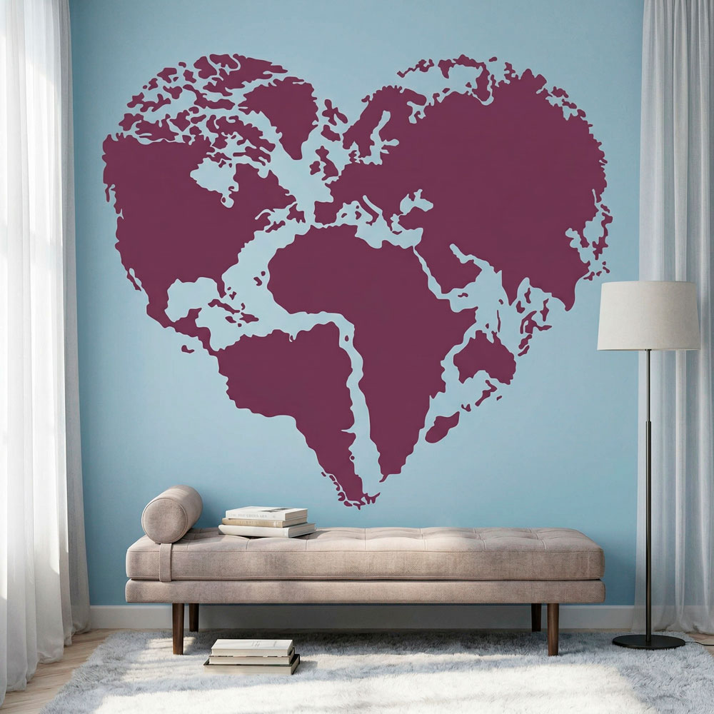 Coeur Carte Mundi 6
