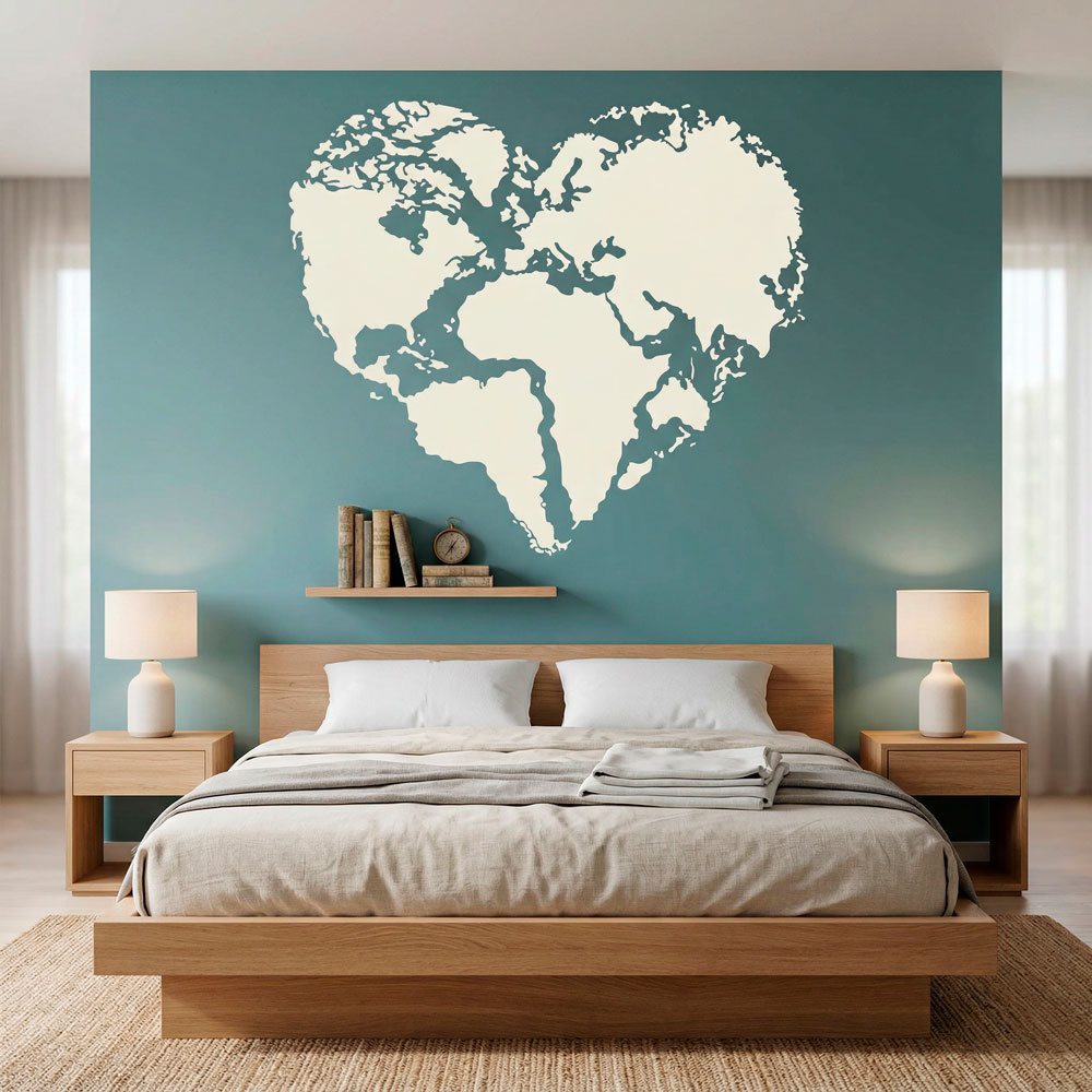Coeur Carte Mundi 9