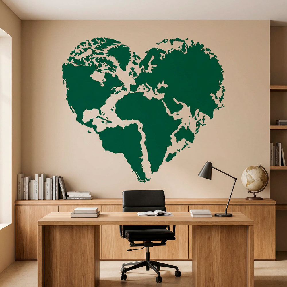 Coeur Carte Mundi 10