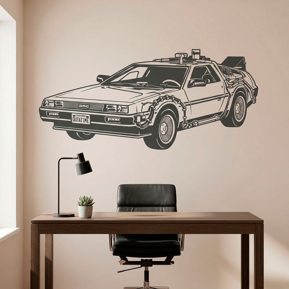 Stickers muraux: Doc DeLorean