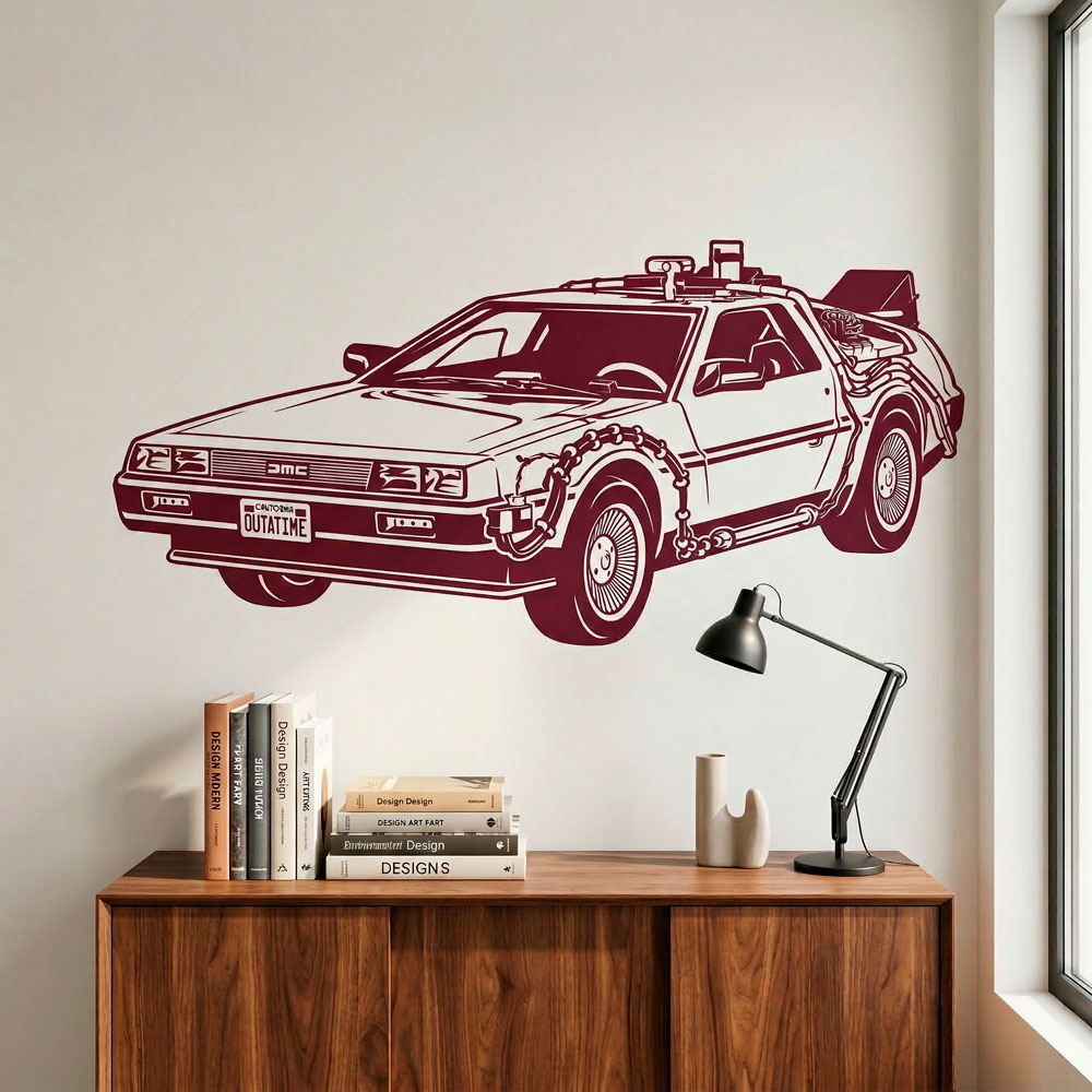 Stickers muraux: Doc DeLorean