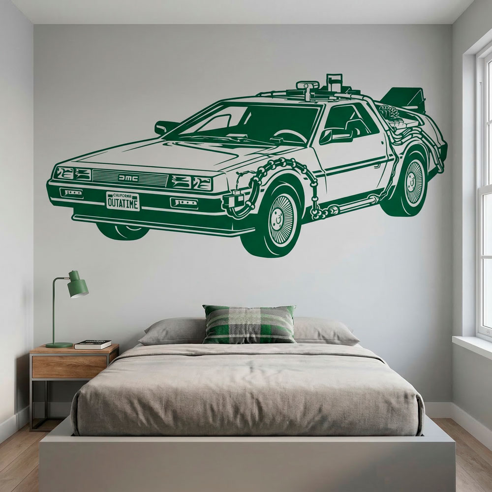 Stickers muraux: Doc DeLorean