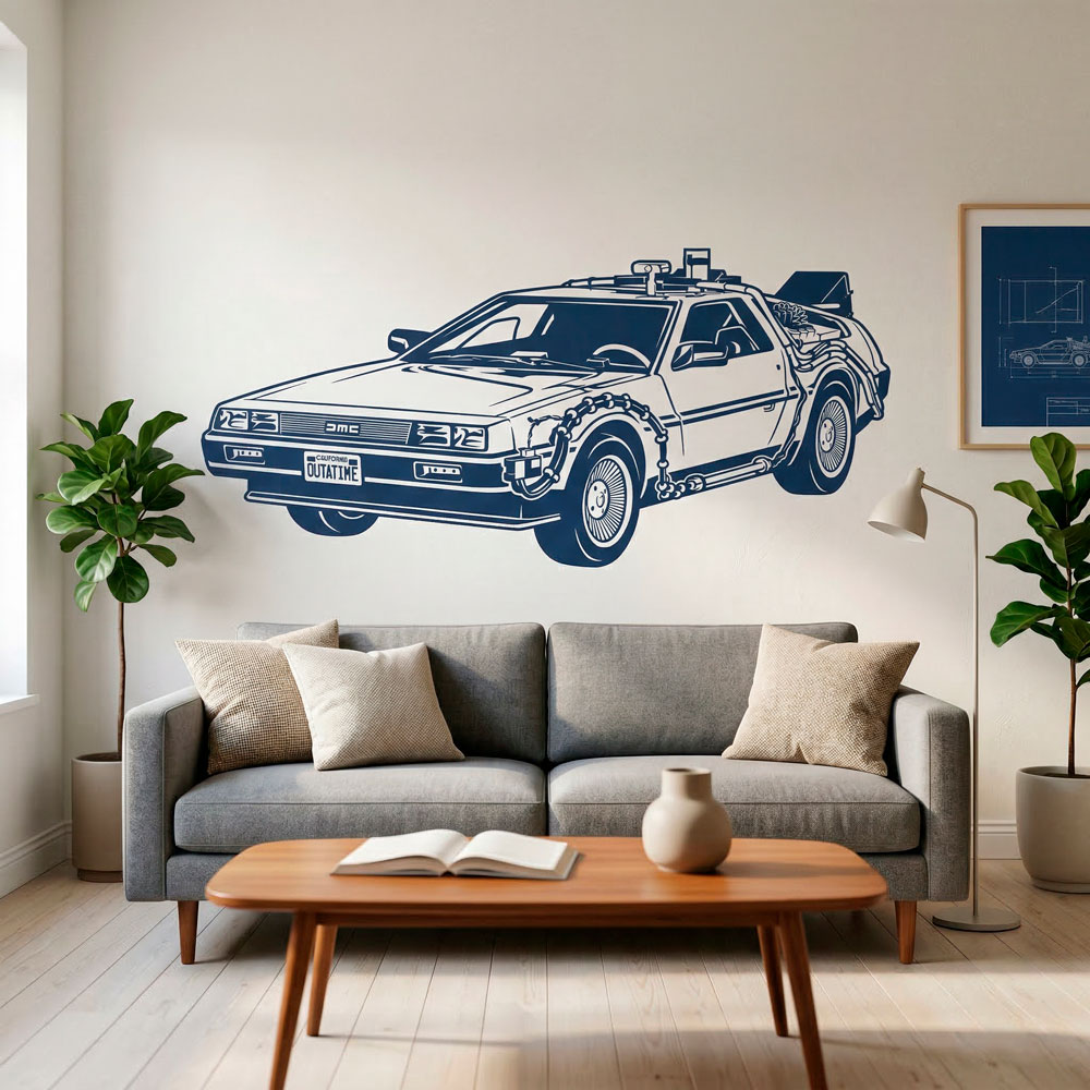 Stickers muraux: Doc DeLorean