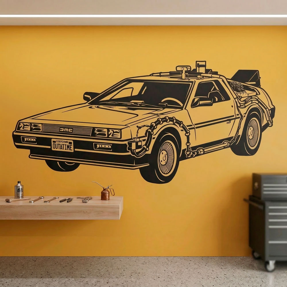 Stickers muraux: Doc DeLorean