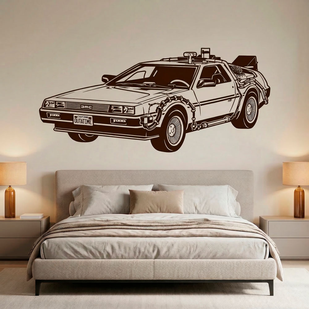 Stickers muraux: Doc DeLorean