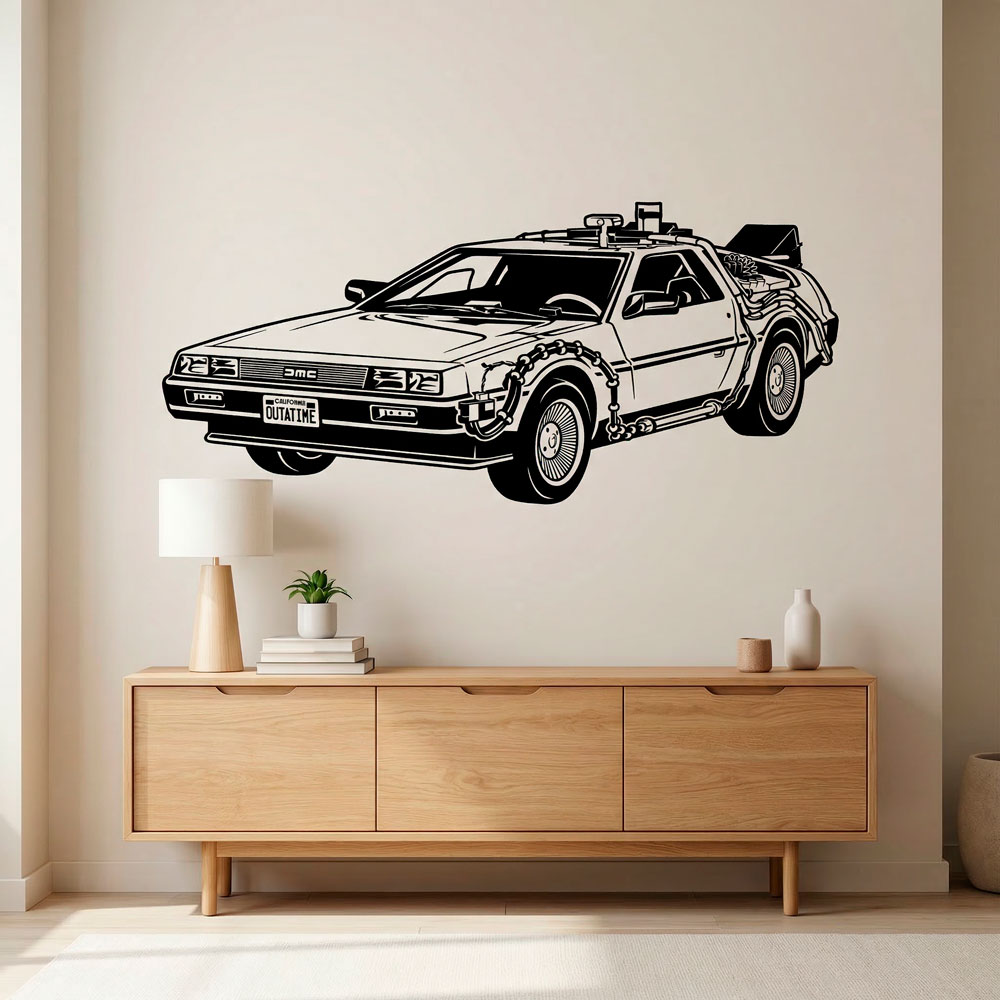 Stickers muraux: Doc DeLorean