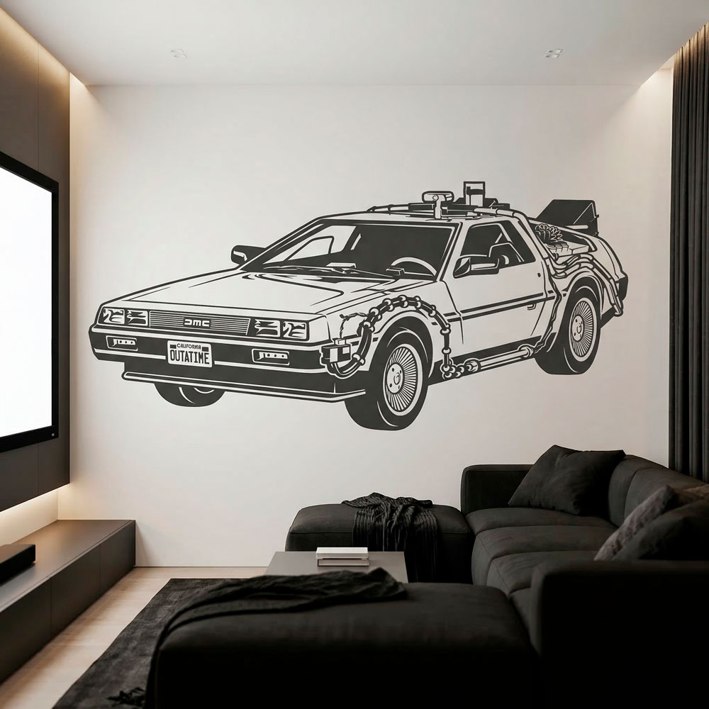Stickers muraux: Doc DeLorean