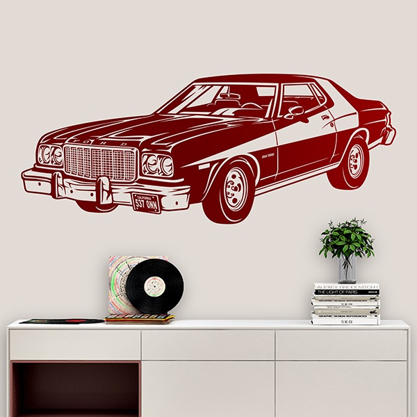 Stickers muraux: Ford Torino Starsky et Hutch
