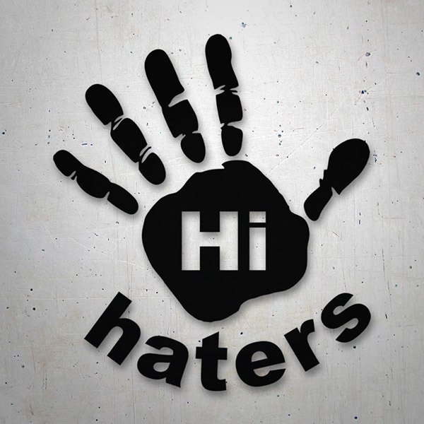Autocollants: Hi Haters