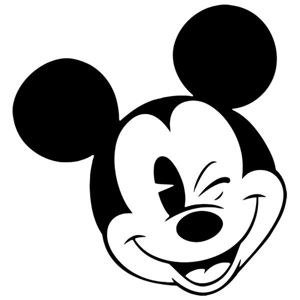 Stickers pour enfants: Mickey Mouse cligne de l