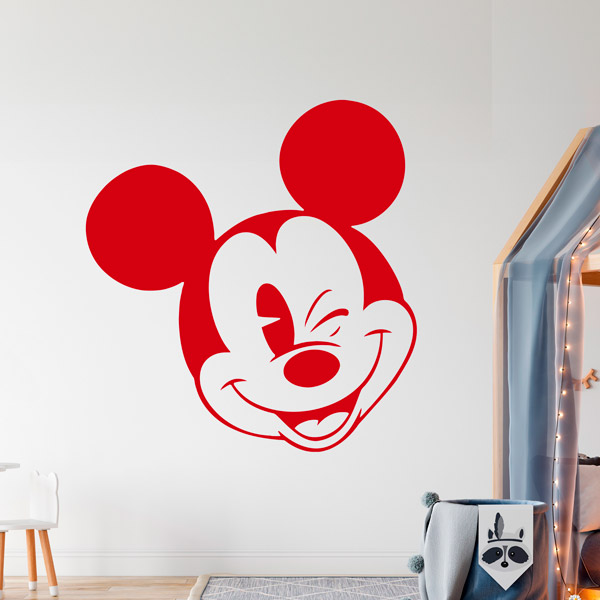 Stickers pour enfants: Mickey Mouse cligne de l