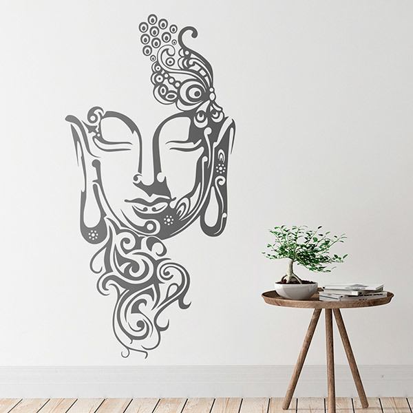 Stickers muraux: Masque de Bouddha