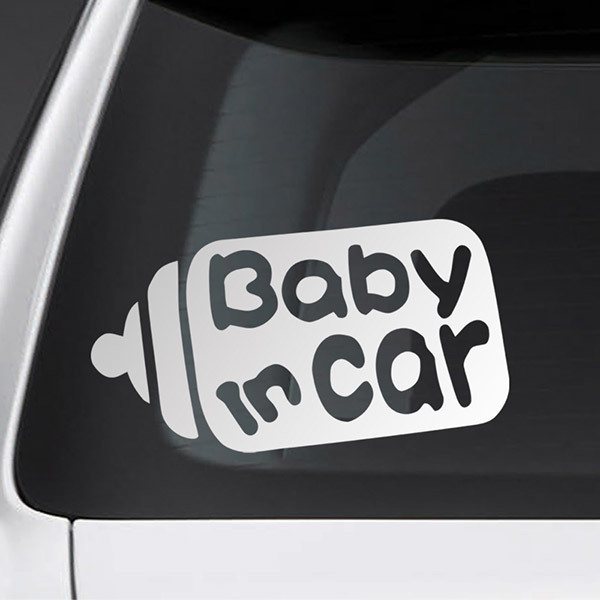Autocollants: Baby in car
