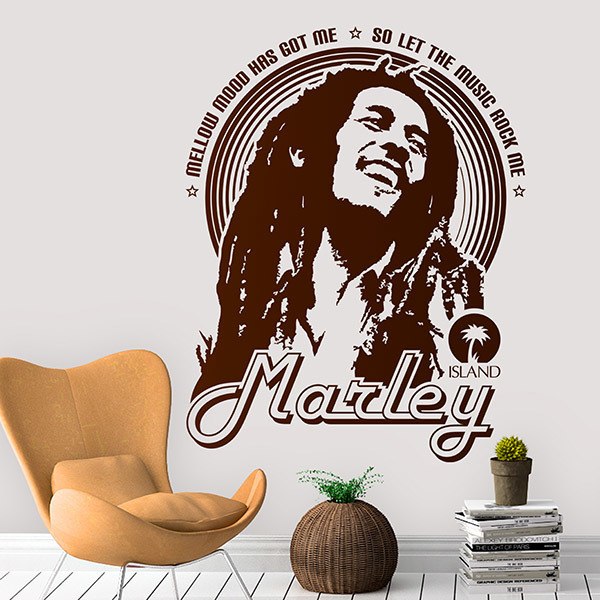 Stickers muraux: Island Marley