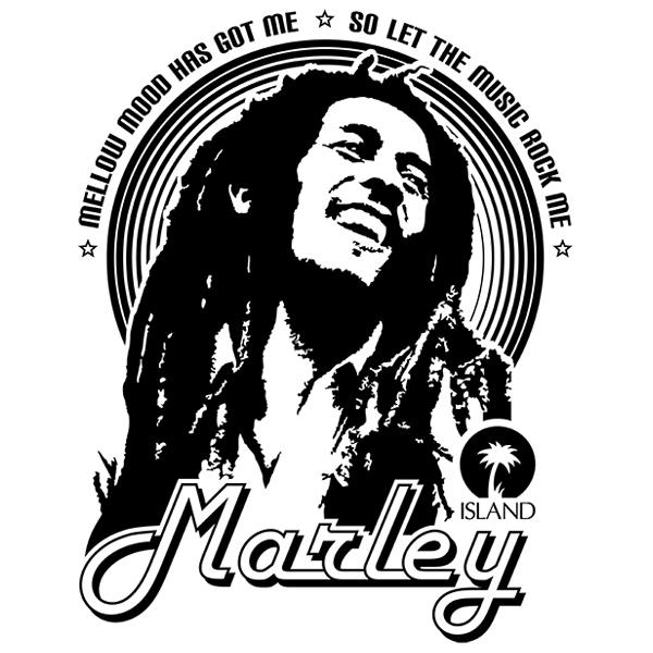 Stickers muraux: Island Marley