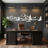 Stickers muraux: Montagnes et pins 21