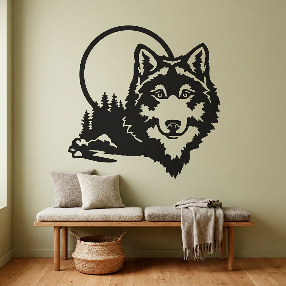Loup &agrave; la pleine lune 4