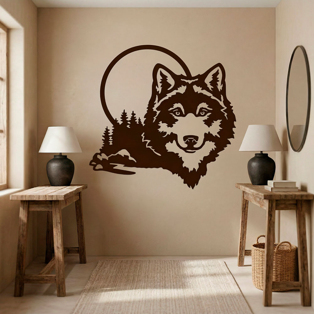 Loup &agrave; la pleine lune 6