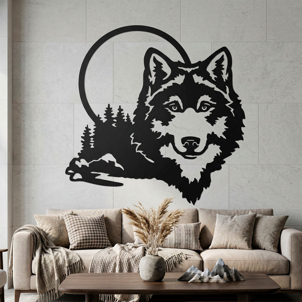 Loup &agrave; la pleine lune 7