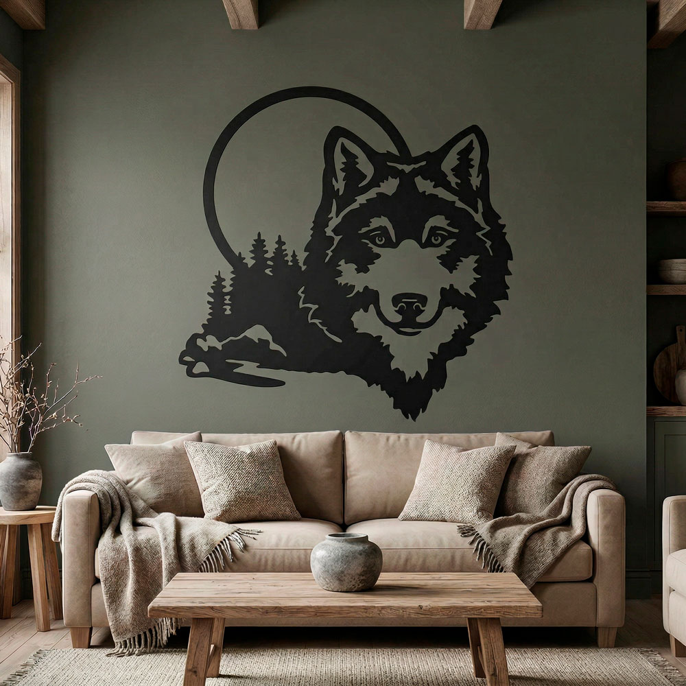 Loup &agrave; la pleine lune 8