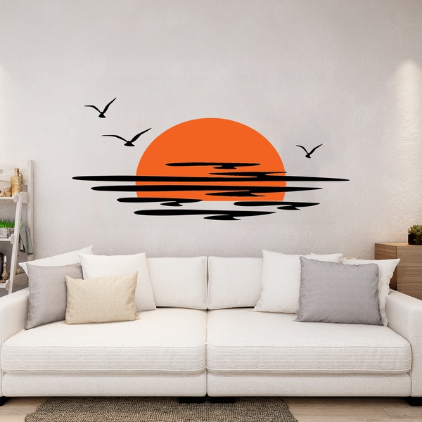 Stickers muraux: Coucher de soleil