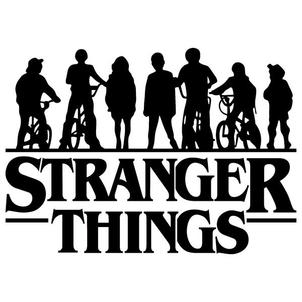 Stickers muraux: Silhouettes stranger things