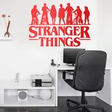 Stickers muraux: Silhouettes stranger things 2