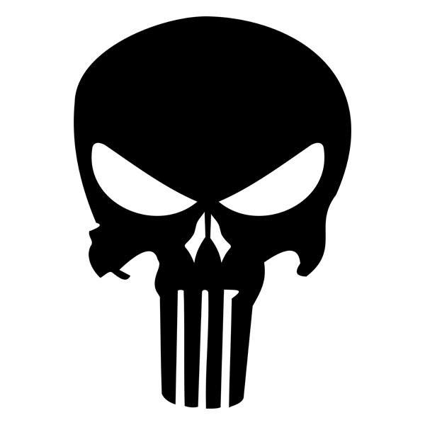 Stickers muraux: Crâne The Punisher 