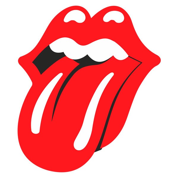 Stickers muraux: Langue des Rolling Stones