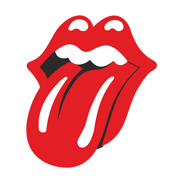 Stickers muraux: Langue des Rolling Stones